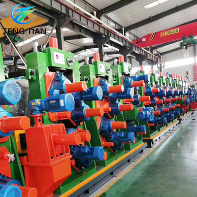 Máquina de fabricación de tubos cuadrados de soldadura de alta frecuencia para 100x100-200x200