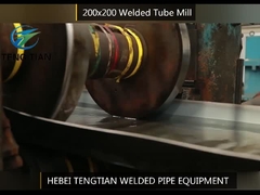 F200x200 Líneas de producción de tubos de soldadura cuadrada