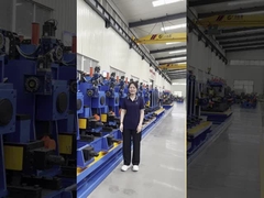 Molino de tubos de precisión para tuberías de acero inoxidable 10 m/min Soldadura TIG