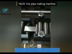 Línea de producción de tubos de acero soldados por alta frecuencia de 200KW, 20-90 m/min