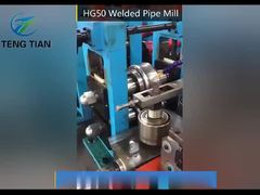 PLC de la máquina de tubos de acero ERW Control 6-25mm DE 80m/min