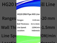 Planta de tubería soldada de alta frecuencia con sistema de enfriamiento por agua