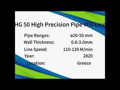 Máquina de fabricación de tubos ERW 165 mm Máx. 60 m/min