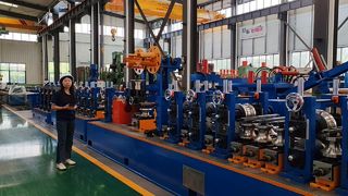 Tubo automático lleno de ERW del metal que hace el molino del tubo de la soldadora del tubo de la máquina