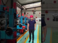 Línea de producción de tubos de acero al carbono ERW, molino de tubos, máquina para fabricar