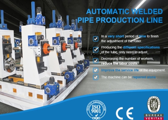 PLC Control Cnc de alta precisión Produce máquina de tubería automática molino de tubos