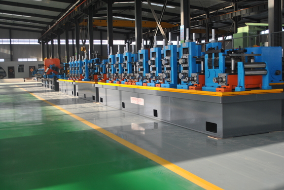 Diámetro automático 13-50 x 0,6-2 mm placa de acero Tube Mill máquina máquina de taller para hacer tubo cuadrado