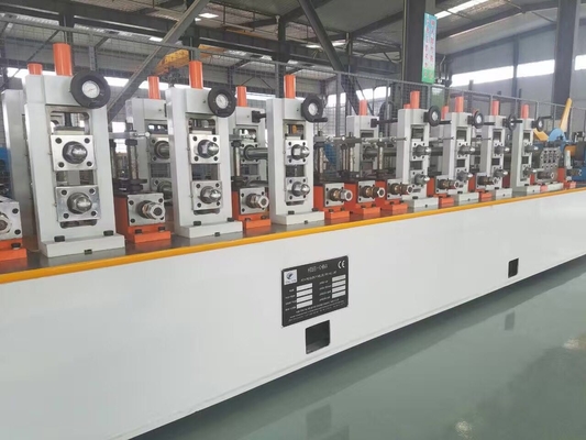 El molino de tubos de precisión de trabajo pesado máquina de fabricación de tuberías ERW, máquina de tuberías ERW por gusano de turbina