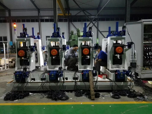 Máquina de fresado de tuberías de acero galvanizado 100 m / min Molino de velocidad de tubo cuadrado