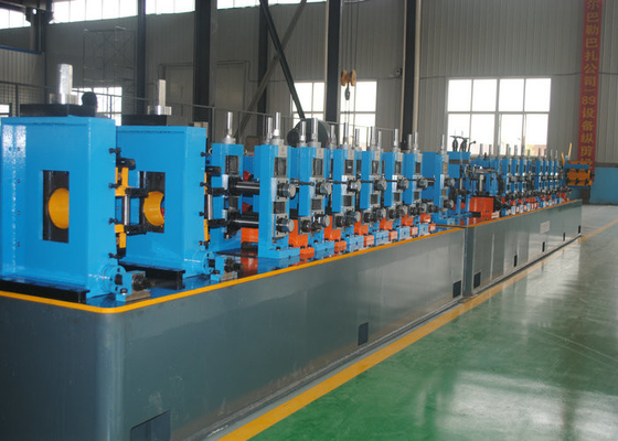 Molino de tuberías industriales inteligentes azules para la fabricación de tuberías de acero al carbono