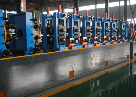 El molino de tubos de precisión de costura recta, máquina de fabricación de tuberías galvanizadas ERW de alta frecuencia