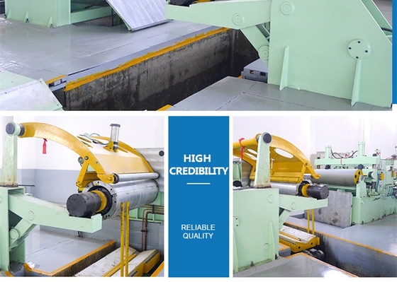 Máquina de corte de bobina de acero de 800 mm de ancho galvanizado por CNC de alta velocidad
