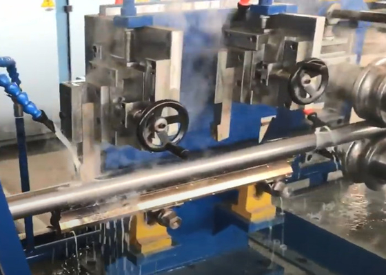 Máquina de fabricación de tubos de acero galvanizado de 76 mm
