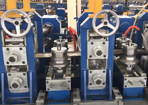 Máquina de fabricación de tubos de acero galvanizado de 76 mm