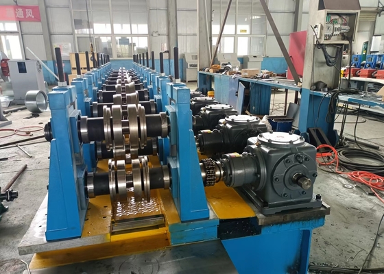 Molino de tuberías de alta frecuencia soldado de 60 mm Molino de tuberías redondas de alta velocidad Fabricación de tuberías Erw