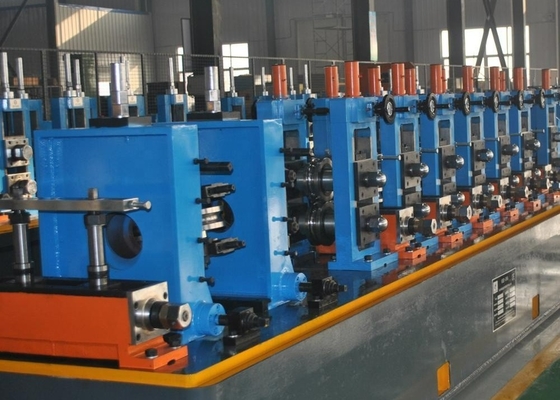 Molino de tubos de precisión HG50 Hf Molino de tubos Máquina de formación de acero al carbono de alta velocidad