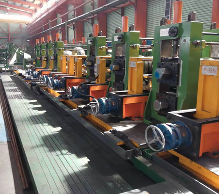 Máquina de fabricación de tubos de acero al carbono con control por PLC