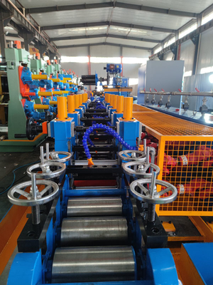 Máquina de molino de tubos de 89 mm para tuberías de acero galvanizadas