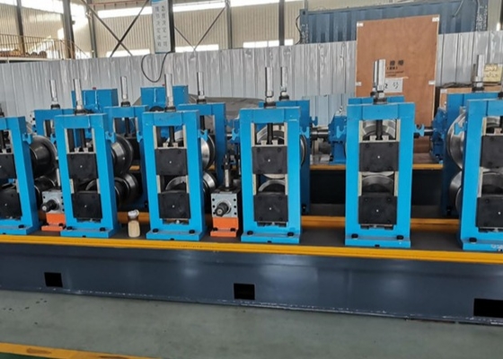 100 m/min 95 mm Dia línea de producción de tuberías de acero con máquina de soldadura de costura recta