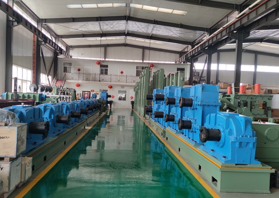 114.3 mm Molino de tubos cuadrados Velocidad máxima de formación 60 m/min