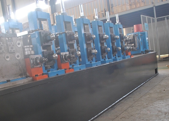 Máquina de fabricación de tuberías de acero de pared fina galvanizadas línea de producción 100 M/min