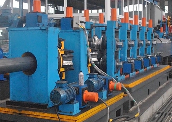 Molino de tuberías de alta frecuencia soldado Hg 165.2x9 7 &quot;Molino de tuberías de acero Erw Construcción de la máquina de rodadura