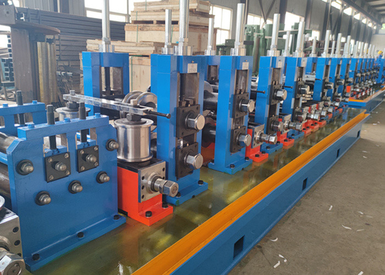 El molino de tubos de precisión de trabajo pesado máquina de fabricación de tuberías ERW, máquina de tuberías ERW por gusano de turbina