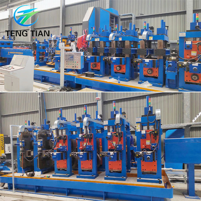 150x150x8mm Molino de tubos automático de tubo cuadrado máquina de servo tubo