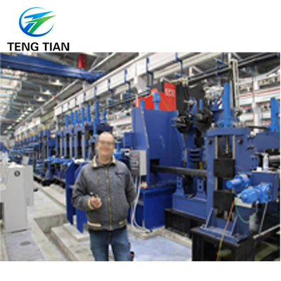 Línea de producción de tubos de acero de alta precisión de tubo soldado de diámetro 150-254 mm