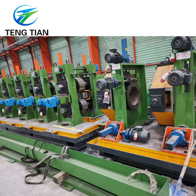 Línea de producción de tubos de acero de alta precisión de tubo soldado de diámetro 150-254 mm