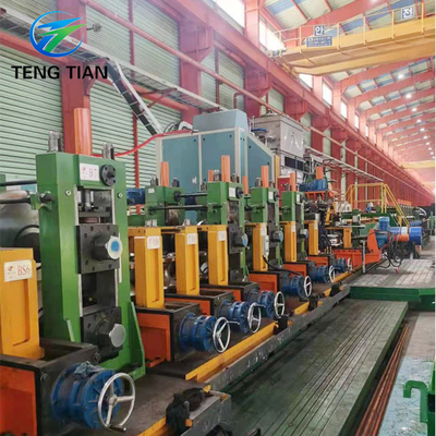 Línea de producción de tubos de acero de alta precisión de tubo soldado de diámetro 150-254 mm