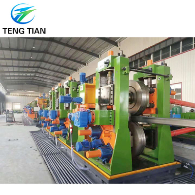 Máquina de fabricación de tuberías de soldadura de alta frecuencia para molino de tubos cuadrados de 100x100-200x200
