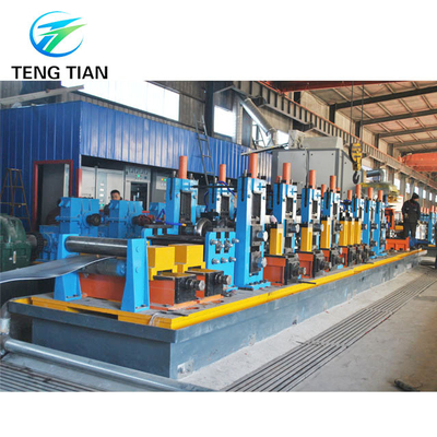 6-20 Estaciones Máquina de fabricación de tuberías de acero longitud del tubo 6-12m longitud de corte de alta precisión ± 0,2mm