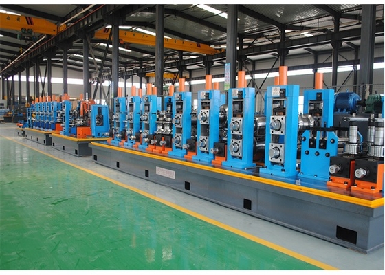 6-20 Estaciones Máquina de fabricación de tuberías de acero longitud del tubo 6-12m longitud de corte de alta precisión ± 0,2mm