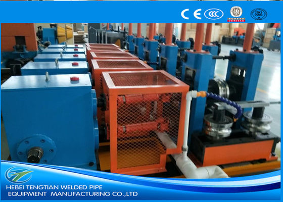 Línea de producción de la máquina de molino de tuberías de ERW ajustada Ahorro de energía Color azul HG32