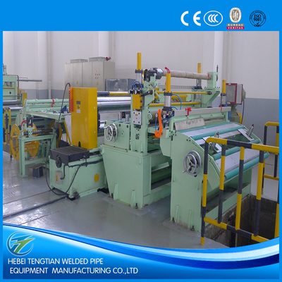 Control PLC Primera guardia 25 bandas de color verde CE ISO máquina de corte de acero