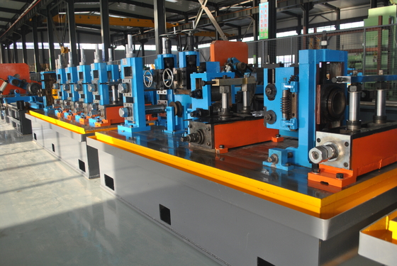 Diámetro automático 13-50 x 0,6-2 mm placa de acero Tube Mill máquina máquina de taller para hacer tubo cuadrado