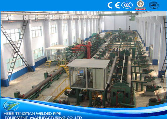 Máquina de fabricación de tuberías de acero hidrostático 500KW soldadura por inducción HF