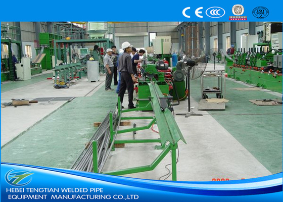Máquina de fabricación de tuberías de acero profesional de color azul durable 80m / min CE