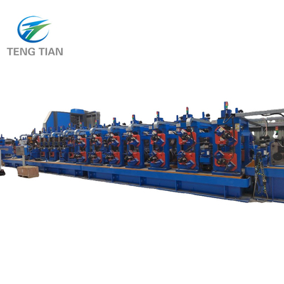 El molino de tubos de precisión de trabajo pesado máquina de fabricación de tuberías ERW, máquina de tuberías ERW por gusano de turbina