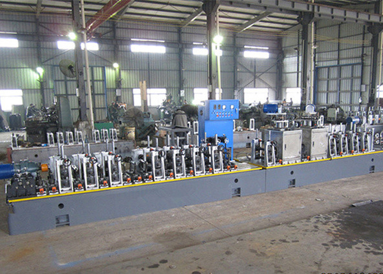 Máquina de fabricación de tuberías industriales de acero de carbono decorativo con soldadora ERW