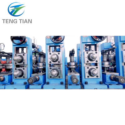 Molino de tuberías de alta frecuencia HG426 máquina de soldadura de tuberías de acero carbono azul para la construcción producción personalizada