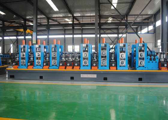 HF ERW molino de tubos de acero al carbono, línea de formación de tuberías soldadas con resistencia eléctrica