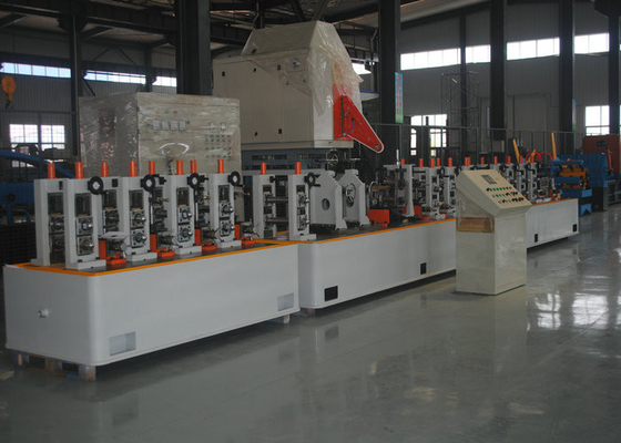Molino de tuberías de precisión Equipo de fabricación de tuberías totalmente automatizado, molino de tuberías ERW duradero ISO9001