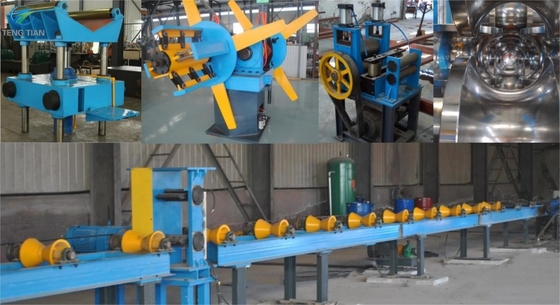 Línea de producción de tuberías de acero Máquina de fabricación de tubos Máquina de molino de tubos
