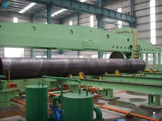 Máquina de soldadura en espiral Molino de tuberías Q235B Pendulo frontal de rayos X para tuberías de petróleo