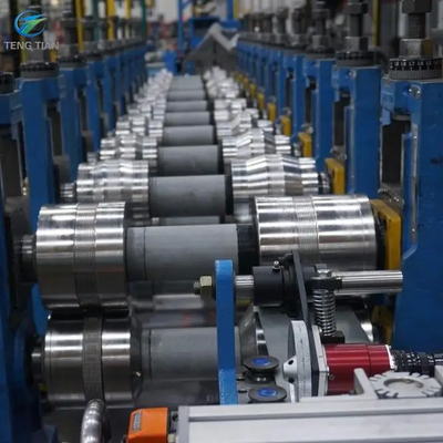 Máquina de molino de tubos de 380 V con rodillo de cromo PLC