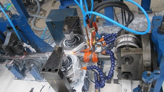 Máquina semiautomática para la fabricación de tuberías de acero 2.5kw