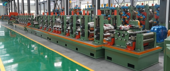 Máquina de fabricación de tuberías de acero profesional de 380V 12mm línea de producción automática
