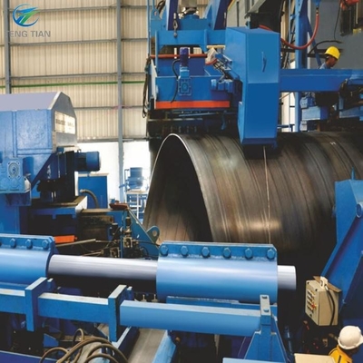 Máquina de fabricación de tuberías de 380 V de potencia para tuberías espirales de 1500 mm